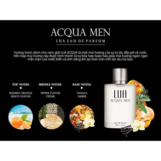 {{{ Giảm cực sốc }}}  Nước hoa Lua Acqua men 50ml SIÊU HOT 2020
