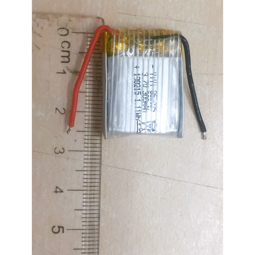 Pin lithium -Ion  3.7 V - 300 mah / 502025