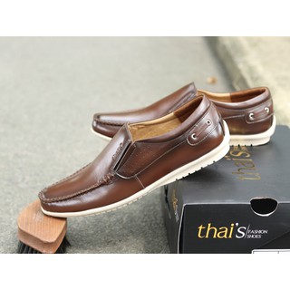 Giày lười nhập khẩu Thái Lan, da bò thật 100%