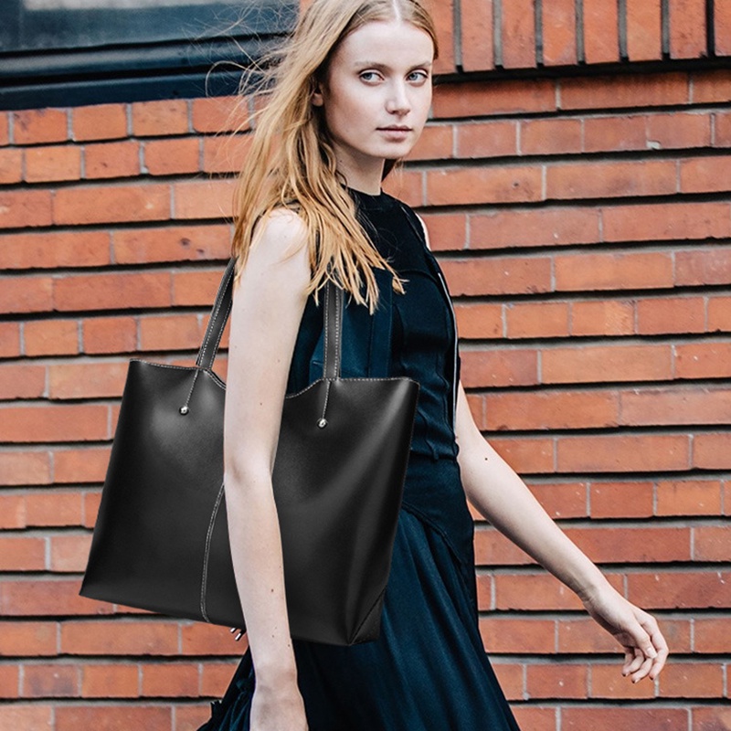 Túi da đeo vai một bên IELGY phong cách Âu Mỹ cổ điển dễ phối đồ dành cho nữ