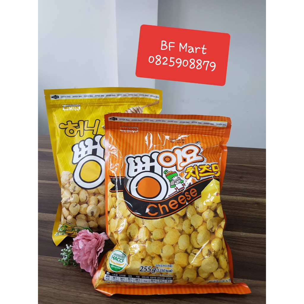 Bỏng ngô Mật Ong, phô mai Hàn Quốc 255g