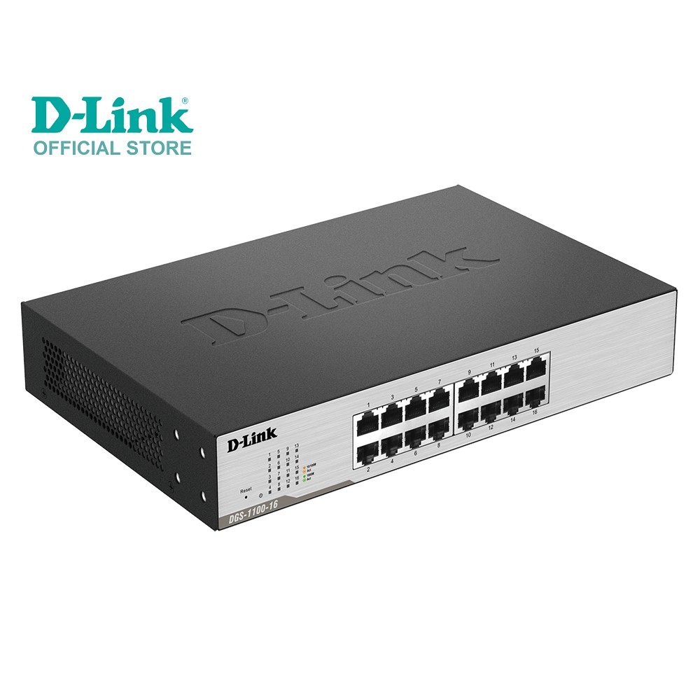 16-Port Gigabit Smart Managed Switch D-Link DGS-1100-16