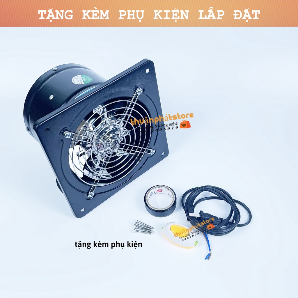 Quạt Hút Gió FD-150 Hút Mùi Nhà Bếp , Thông Gió Nhà Tắm , Nhà Vệ Sinh  - Bảo Hành Đổi Mới - Công Xuất 40W