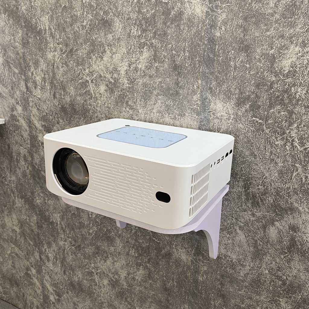 Giá Đỡ Kệ Treo Tường Đặt Máy Chiếu Điện Thoại Wiffi Đồ Trang Trí  Chất Liệu Gỗ Cao Cấp Màu Trắng - A32