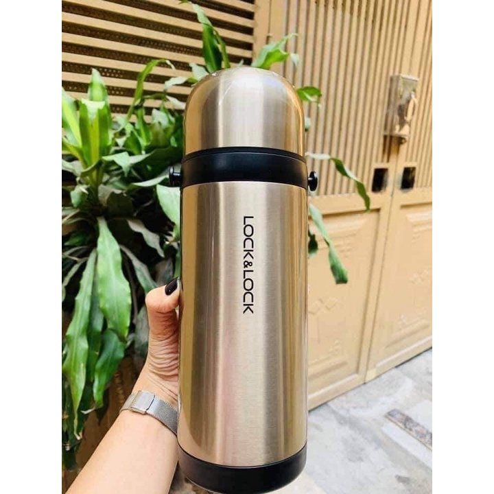 Bình giữ nhiệt Lock&amp;Lock Easy Take Vacuum Bottle LHC1439 bằng thép không gỉ, dung tích 1L