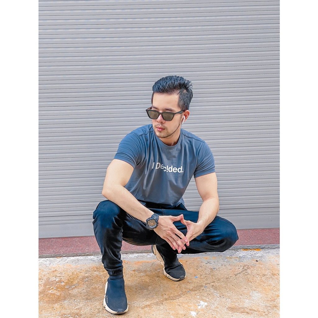 [UP Lounge] Áo thun nam nữ ngắn tay UP Lounge nhập khẩu Hàn Quốc (I Dec!ded Muscle Fit T-shirts) PICKO