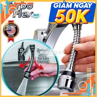 vòi rửa bát tăng áp Tủbo Flex360 độ
