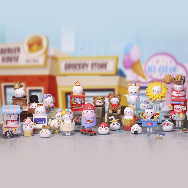 Mô hình búp bê POP MART BOBO & COCO A Little Store màu sắc ngẫu nhiên