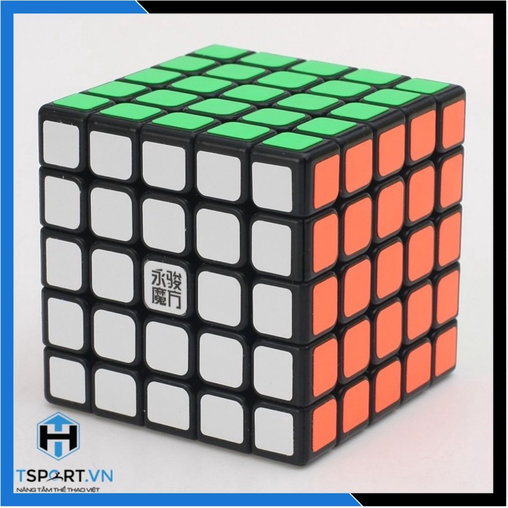 RuBik 5x5, Rubik 5 Tầng QiYi Cube Viền Đen, Đồ Chơi Phát Triễn Trí Tuệ Cao Cấp Xoay Trơn Mượt