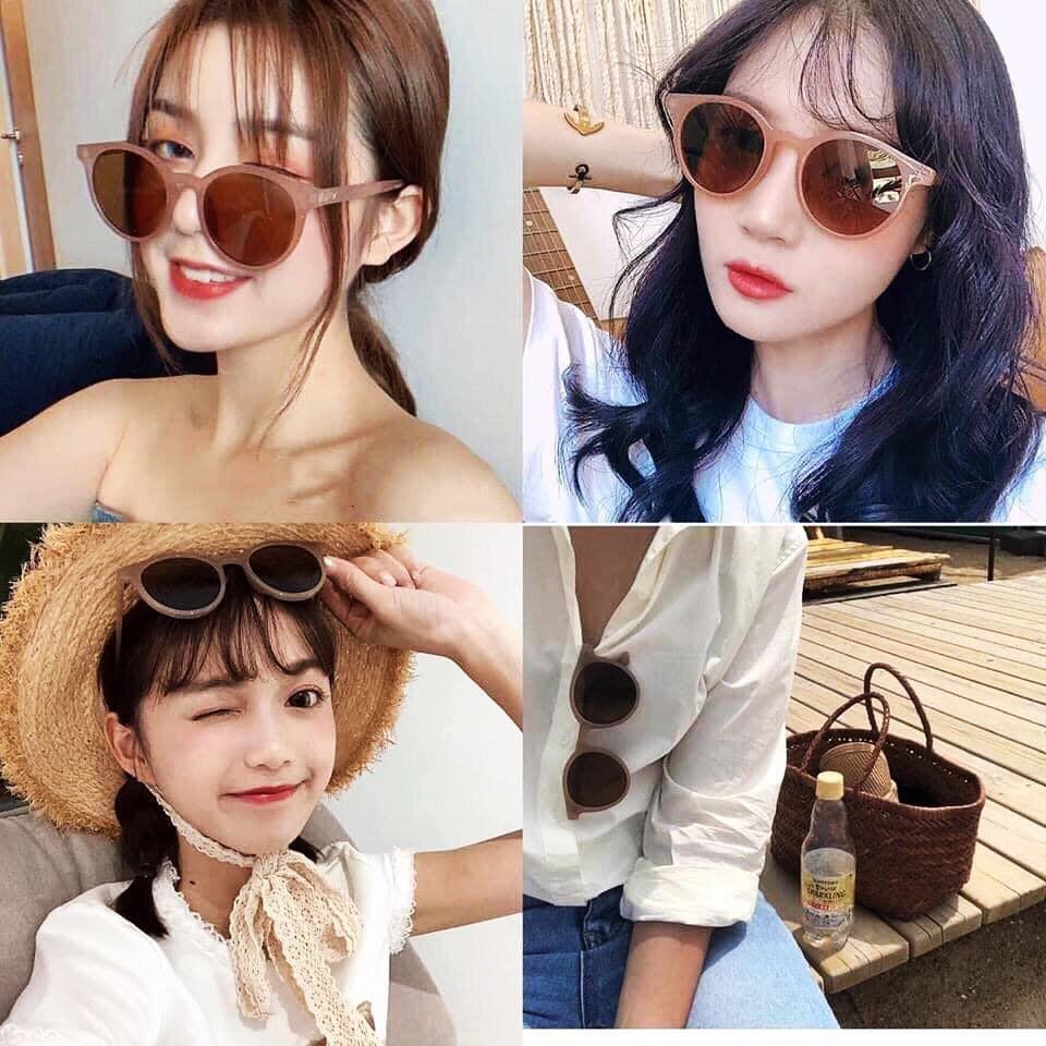 [RẺ SỐC] Mắt kính thời trang chữ V gọng tròn nam nữ xu hướng mới 2021 - Kính râm Unisex 001 | BigBuy360 - bigbuy360.vn