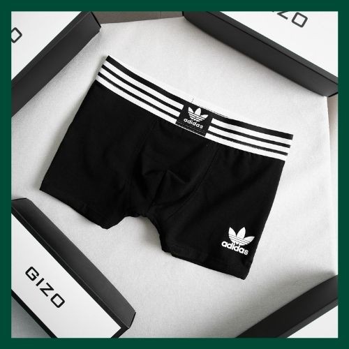 Quần sịp nam boxer, quần sịp đùi nam viền sọc đủ màu cotton thấm hút vượt trội DAS01A