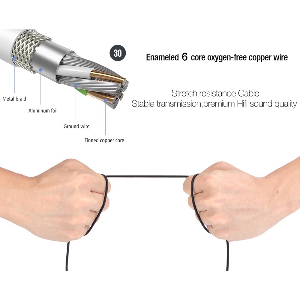 Tai nghe không dây 5.0 Dạng Dây Vòng Qua Cổ Có Mic Chống Ồn