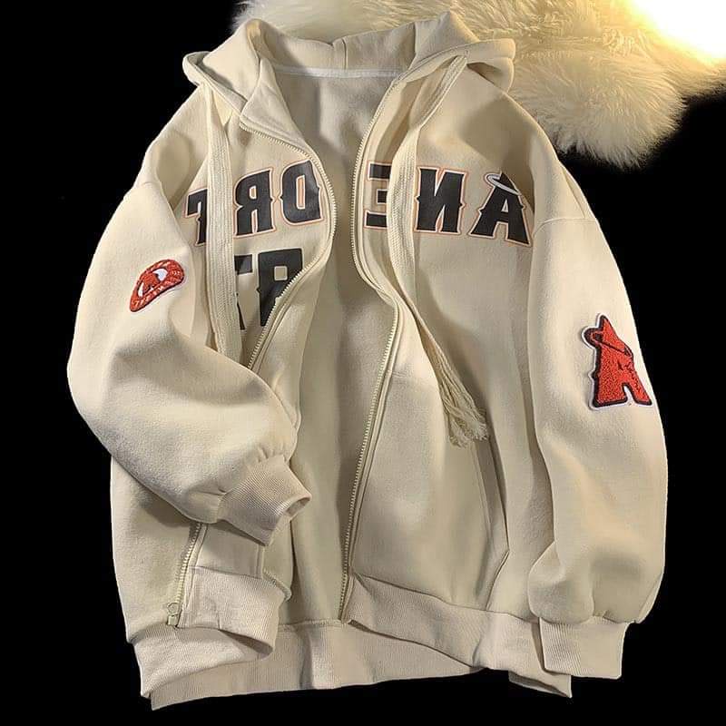 Áo Hoodie số 97 - Khoác nỉ dáng rộng unisex nam nữ Thubio