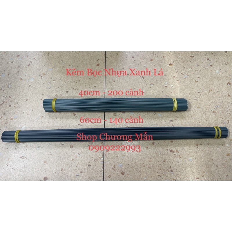 1 KG Kẽm Cành Bọc Nhựa Xanh  Làm Hoa Handmade Giá Sỉ