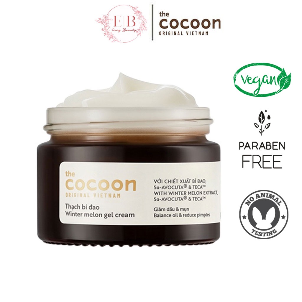 Thạch Bí Đao Cocoon 30ml Dưỡng Ẩm Cho Da Dầu Mụn