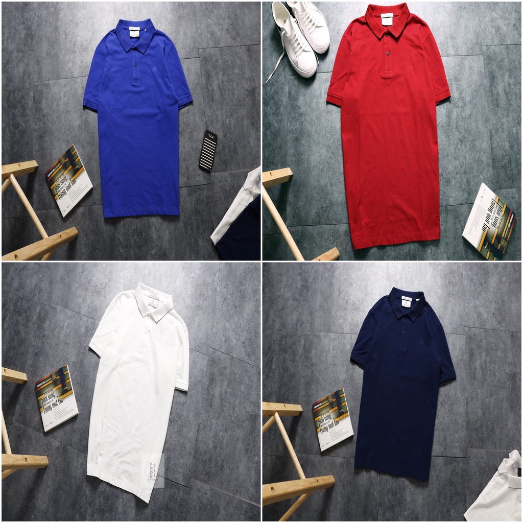 POMGVCT  Áo thun có cổ polo MAN-GO  phối viền cổ + tay sang trọng và tinh tế 2 màu đẳng cấp