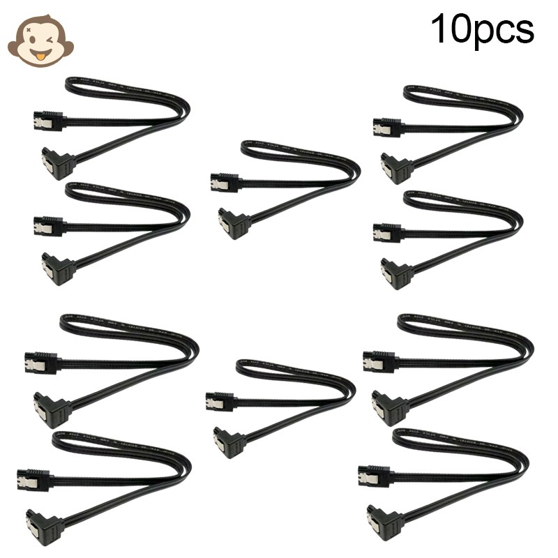 Dây Cáp Sata 3.0 Sata Iii 6gb / S Góc Phải 90 Độ Cho Ổ Cứng Hdd 40cm