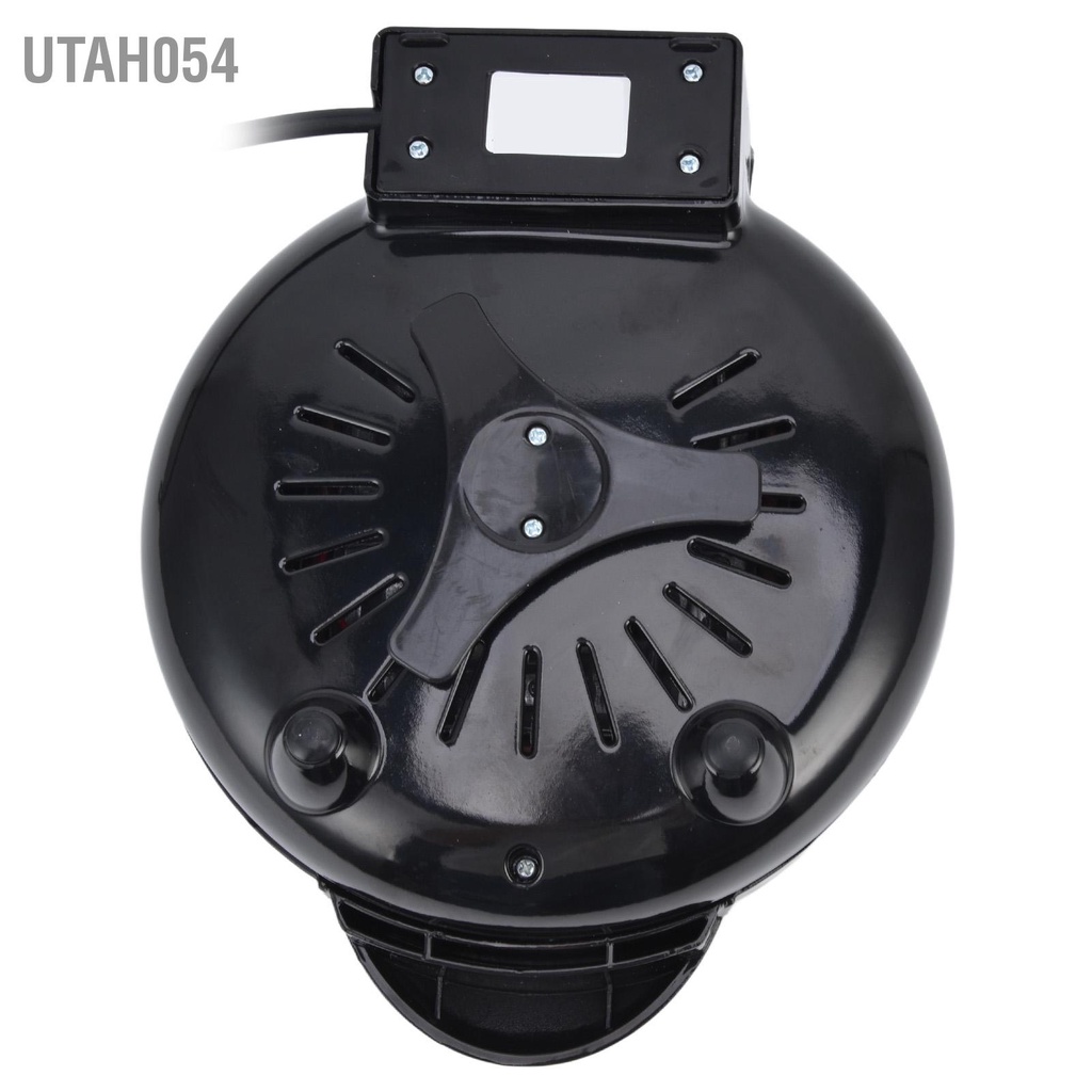 Utah054 Máy làm bánh quế hai mặt Sưởi ấm nhanh ăn sáng gia đình không dính 1200W EU Cắm 220‑240V