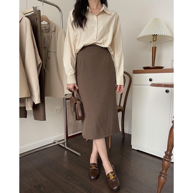 ÁO SƠ MI VẢI THÔ MỀM CỔ ĐỨC 107