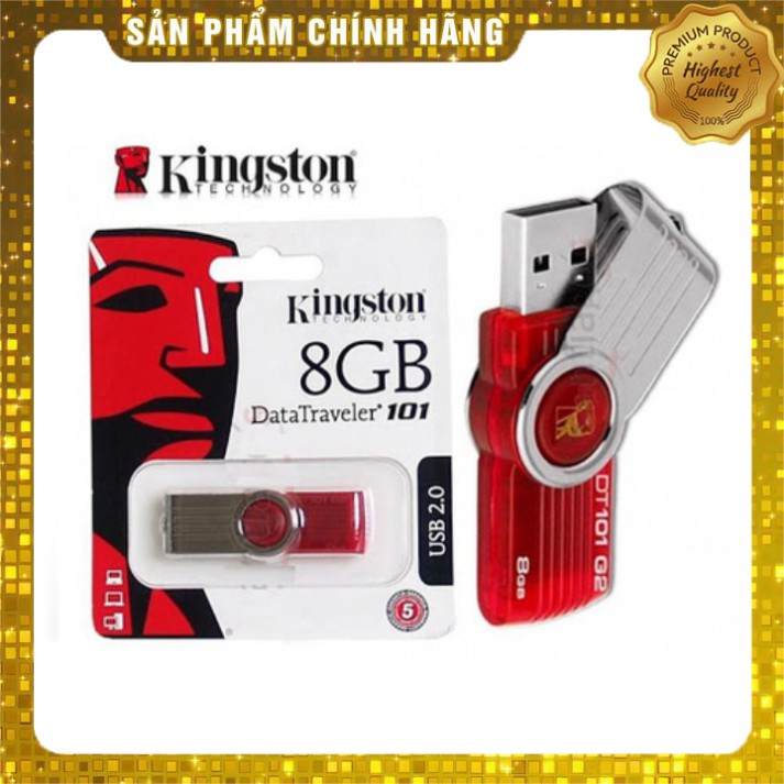 [Loại 1] USB Kingston 8Gb FPT NK nhựa ( Hàng chính hãng, đủ dung lượng ). UKFN1