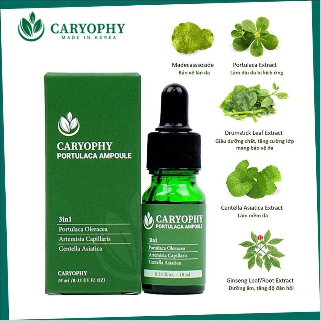 Serum ngừa mụn và thâm Caryophy 10ml