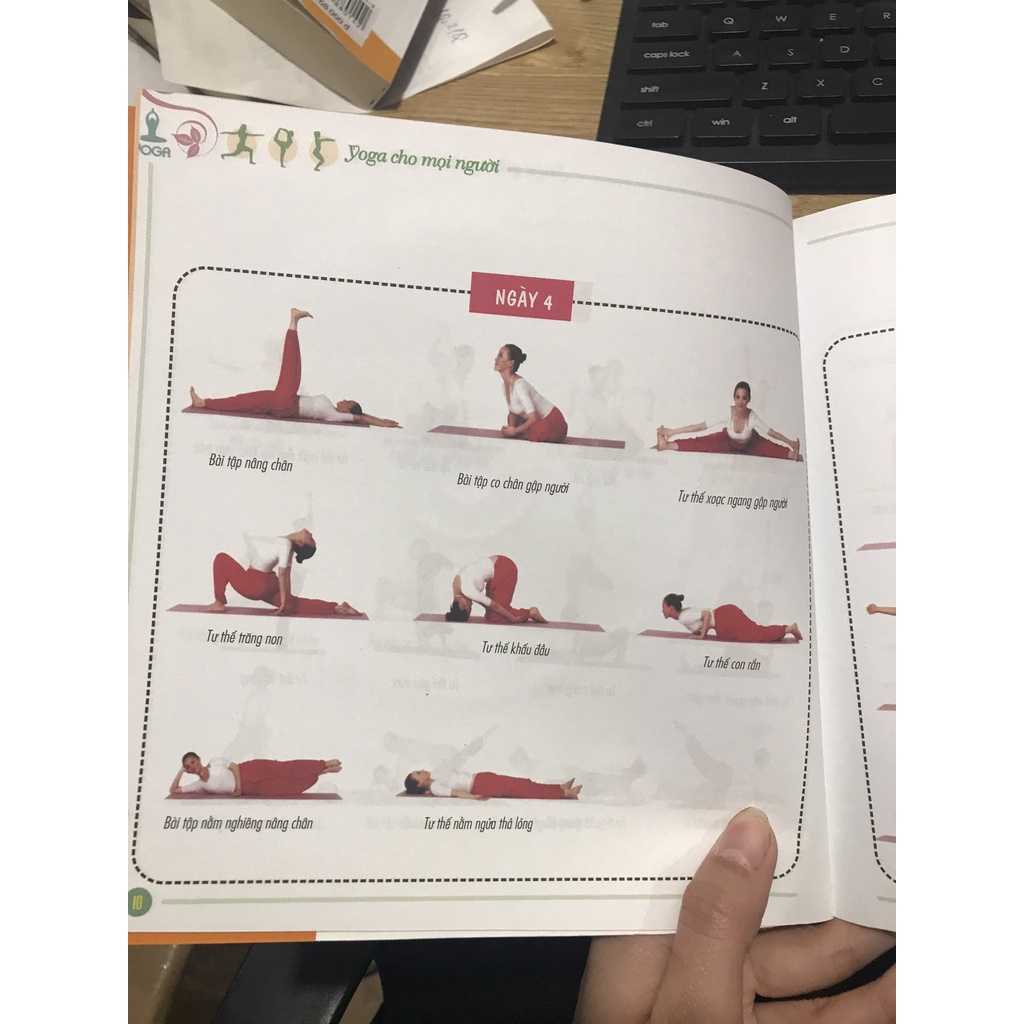 Sách - Yoga giảm cân trong 7 ngày , kèm đĩa CD ( Minh Lâm )