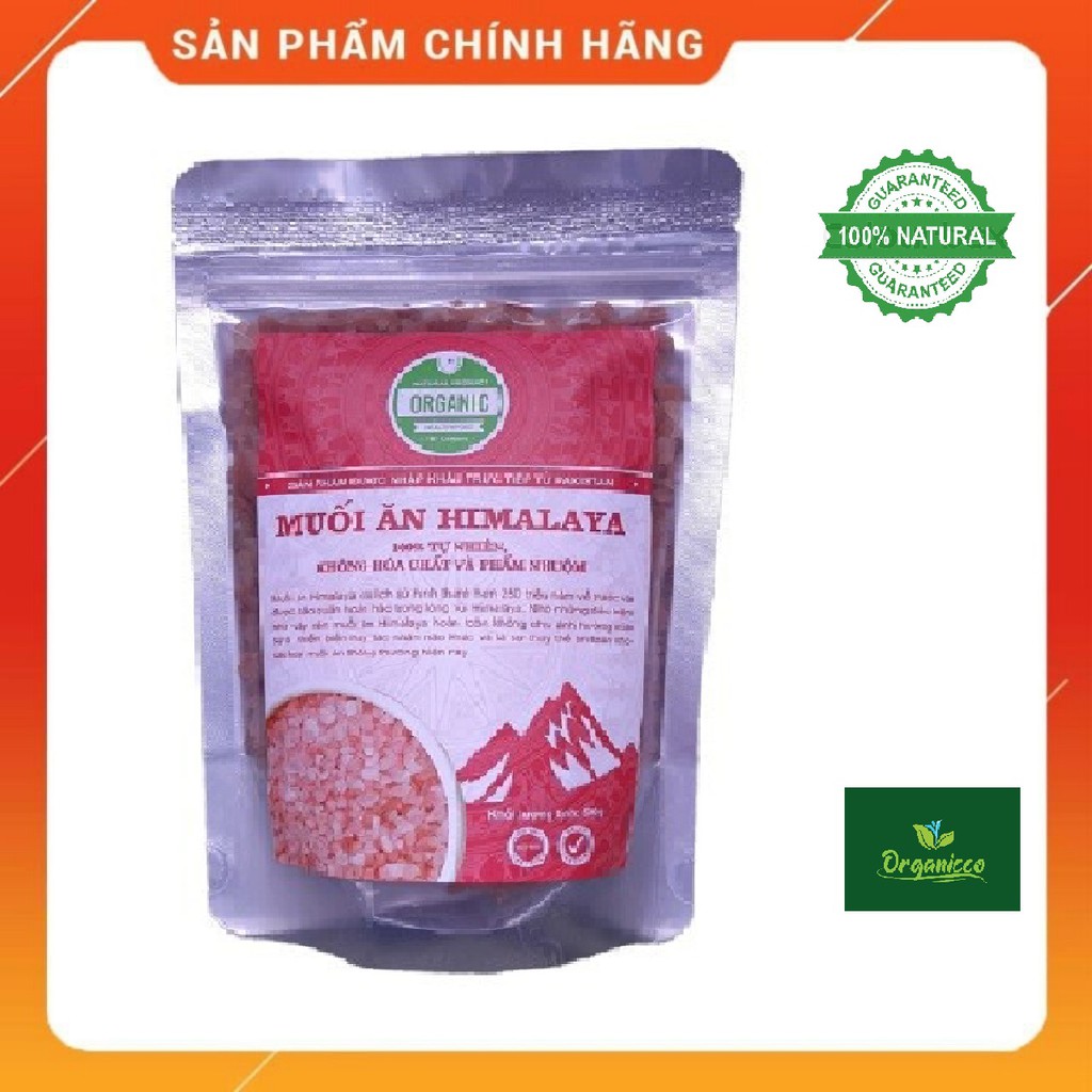 Muối hồng Himalaya Organic, ăn kiêng, nấu ăn, tắm ngâm chân tẩy tế bào chết, thải độc tố [ MHHL ]
