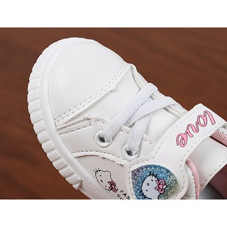 giày bé gái size 16-26 kitty da mềm