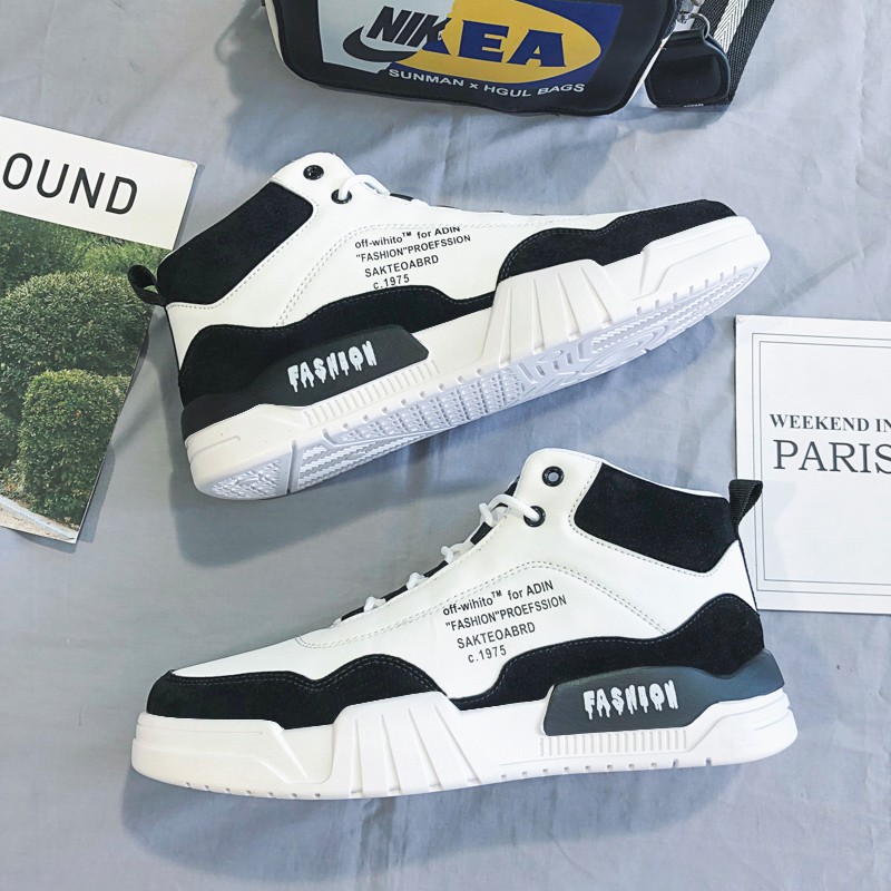 Giày thể thao cổ cao Sneaker nam G40 cao cấp hàng hiệu đẹp thời trang phong cách Hàn Quốc giá rẻ | BigBuy360 - bigbuy360.vn