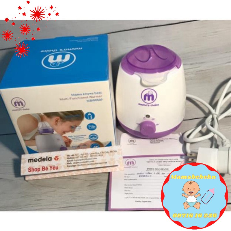 [NVMH2] Máy Hâm Sữa Siêu Tốc Đa Chức Năng Mama's Choice