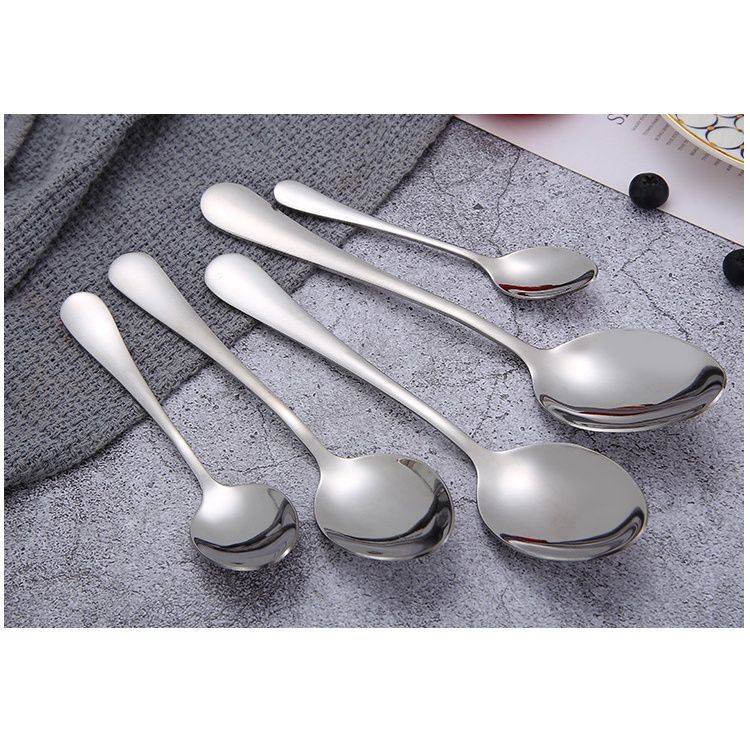 Muỗng Cà Phê Bằng Thép Không Gỉ 1010 Series Đặc Biệt Hình One Piece Cho Nhà Hàng