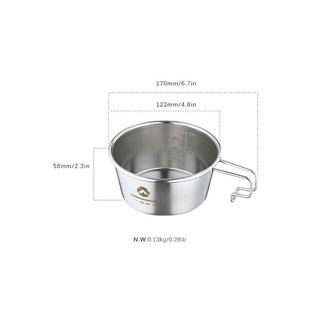 Bát inox Campingmoon S360