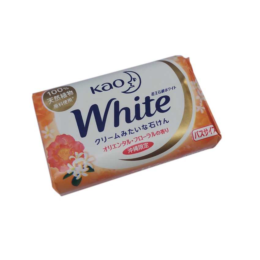 Bánh xà bông tắm Kao White 130g (Mùi giao ngẫu nhiên)