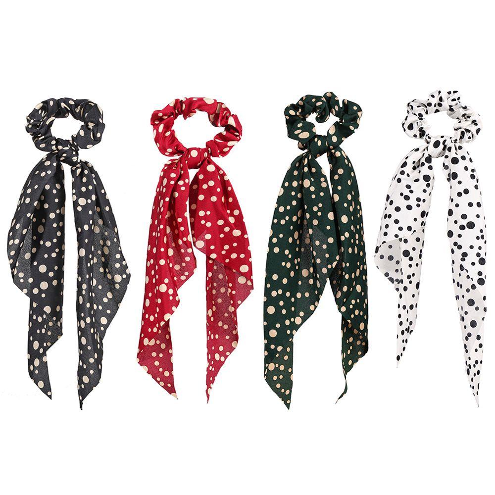 Dây Cột Tóc Co Giãn Đính Nơ Thời Trang Cho Nữ