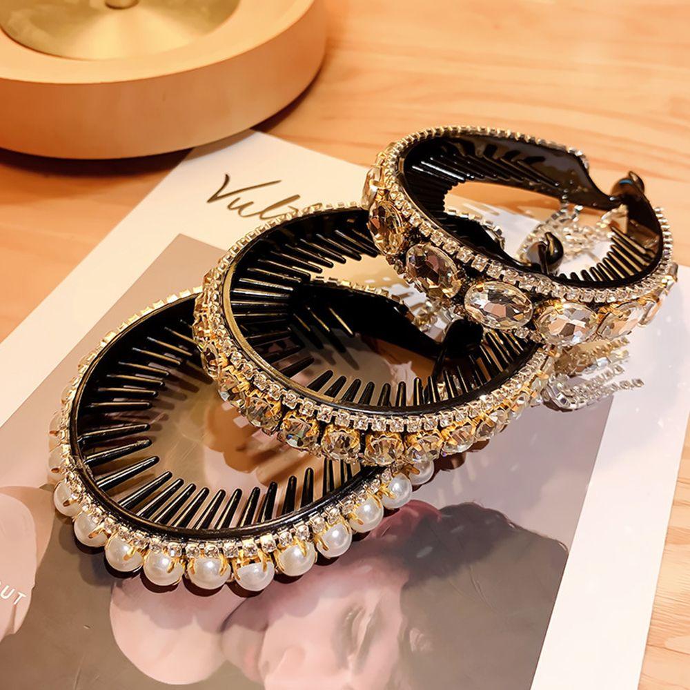 Aaron1 Dụng Cụ Búi Tóc Đính Ngọc Trai Thời Trang Hàn Quốc Dành Cho Nữ