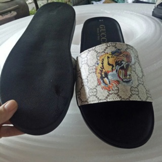 Dép nam quai ngang in Hổ đế thấp full size 37-43