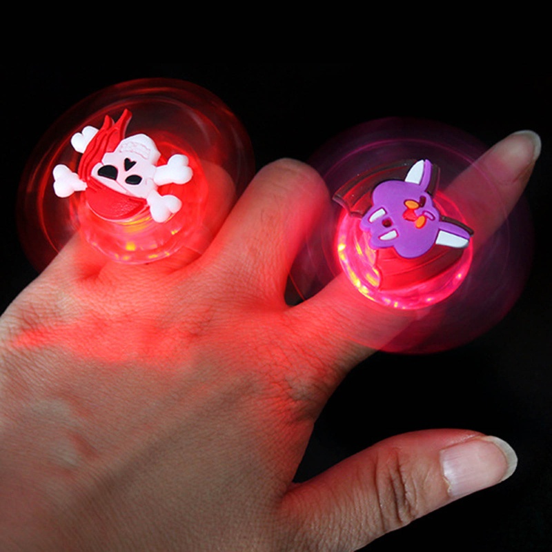 Nhẫn Phát Sáng Đèn Led tích hợp con quay Spinner cho bé (1506NXL)