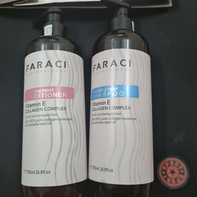 Dầu Gội Xả FARACI VITAMIN E 750ml. Phục Hồi,Chống Rụng, Kích Thích Mọc Tóc Siêu Mềm Mượt. Hàng Chính Hãng Cao Cấp