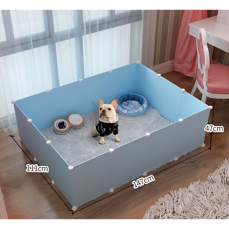 Combo chuồng quây nhựa cho thú cưng nhiều màu sắc