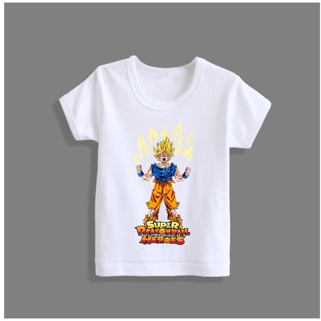 áo thun bé trai songoku dragonball 7 viên ngọc rồng cotton co giản thoải mái giá rẻ