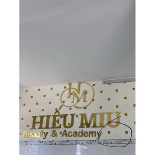 Cắt chữ alu gương trang trí tường theo yêu cầu