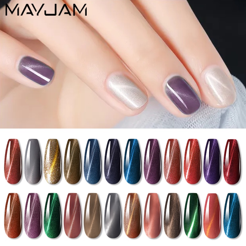 【BUY 3 GET 1 FREE】Gel Sơn Móng Tay Hiệu Ứng Mắt Mèo 8ml Mayjam