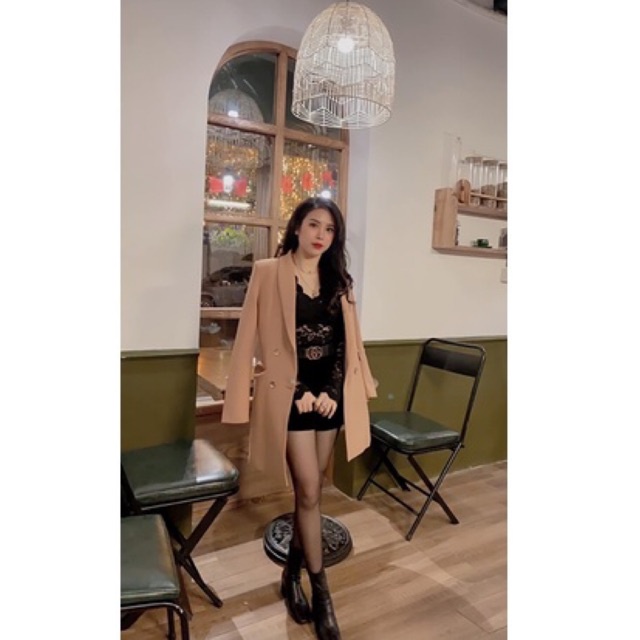 Áo blazer dáng dài zara new tag