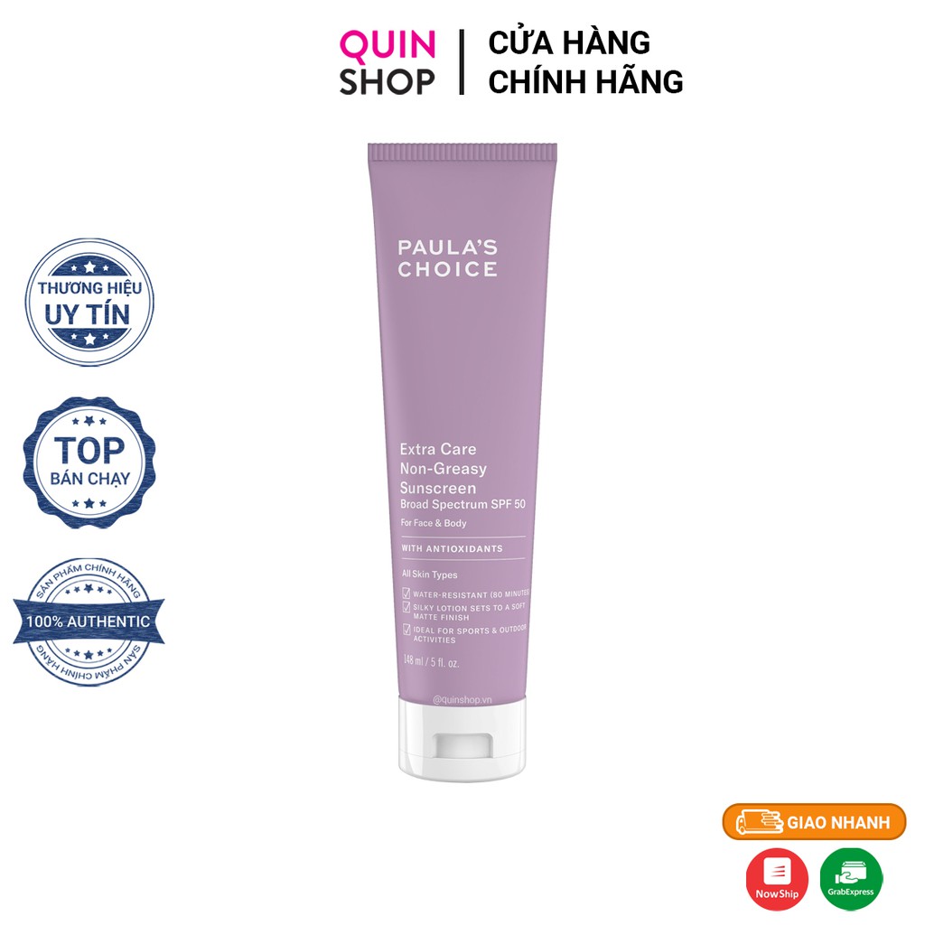 Kem Chống Nắng Paula's Choice Extra Care Non-Greasy Sunscreen