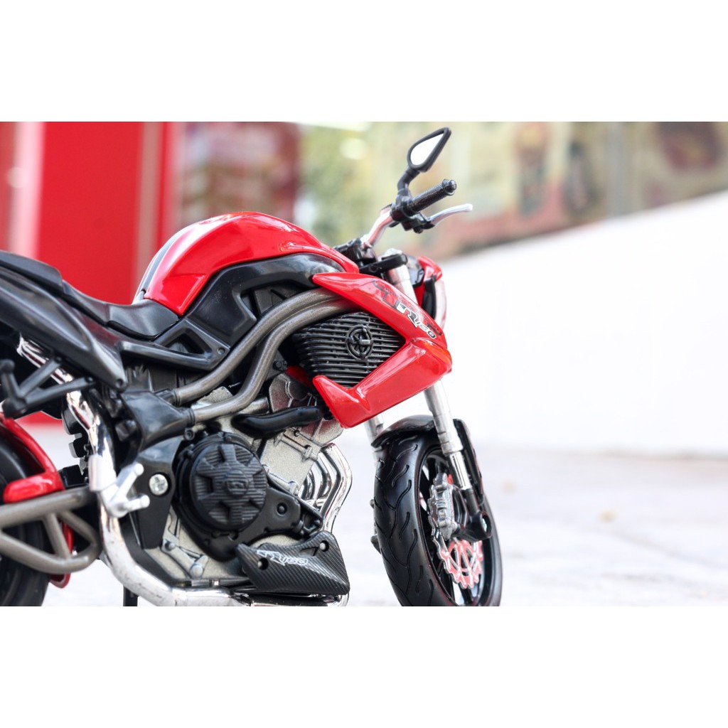 MÔ HÌNH XE BENELLI TORNADO NAKED TRE R160 RED 1:12 MAISTO 5413