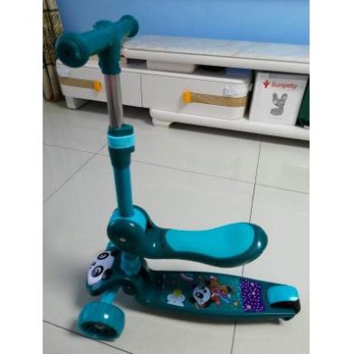 Xe Scooter, Xe Trượt Cho Bé Bánh Có Đèn 3 in 1 Chịu Lực 90KG Cực Kỳ Chắc Chắn [HÀNG CAO CẤP]