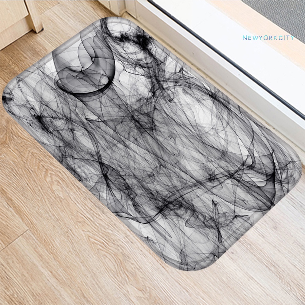 Thảm lót cửa chùi chân Chống Trượt In Họa Tiết Bắt Mắt