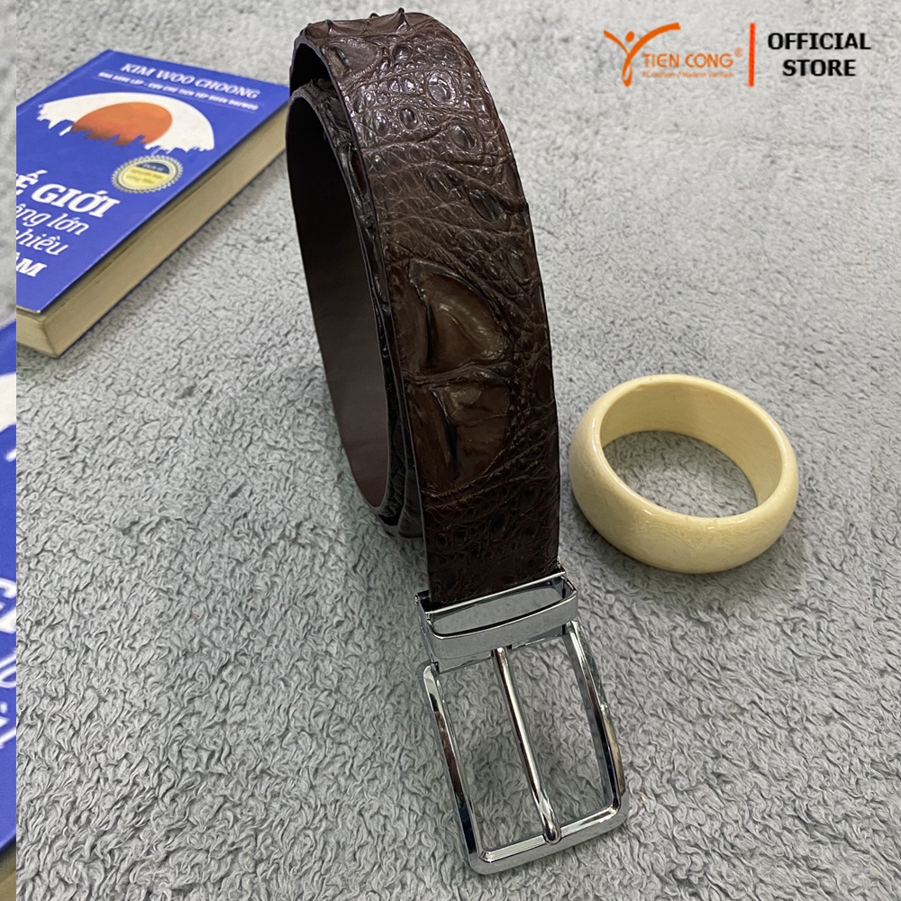 Thắt Lưng Nam da cá sấu đầu kim TIẾN CÔNG cao cấp TCN2005