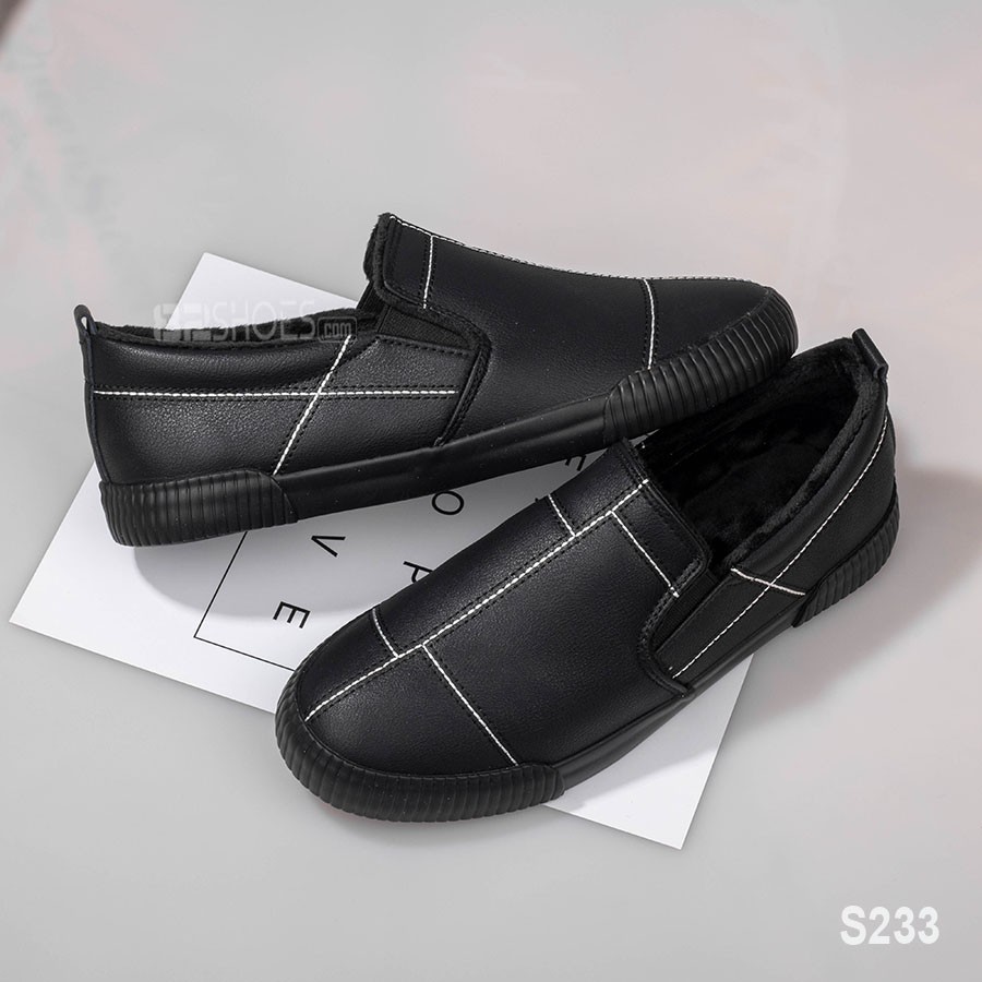 [XẢ KHO, LẺ SIZE] Giày lười nam - Slip on nam da - Mã S233