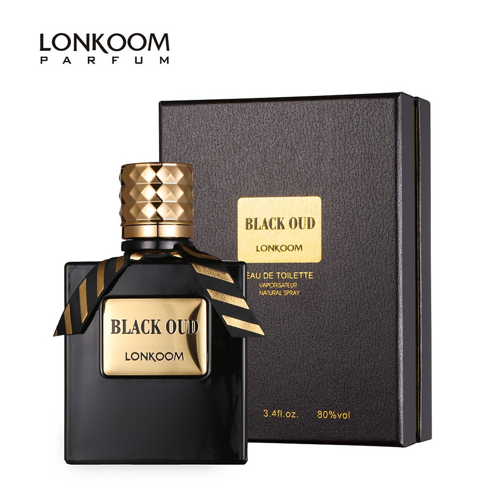 Nước hoa nam Black Oud Lonkoom 100ml nồng độ EDT hàng chính hãng lưu hương 7-8 giờ | Thế Giới Skin Care